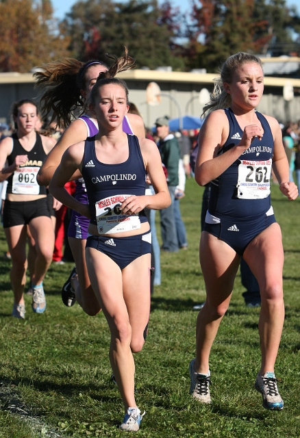 NCS XC D3 Girls-062.JPG - 2009 North Coast Section Cross Country Championships, Hayward High School, Hayward, California